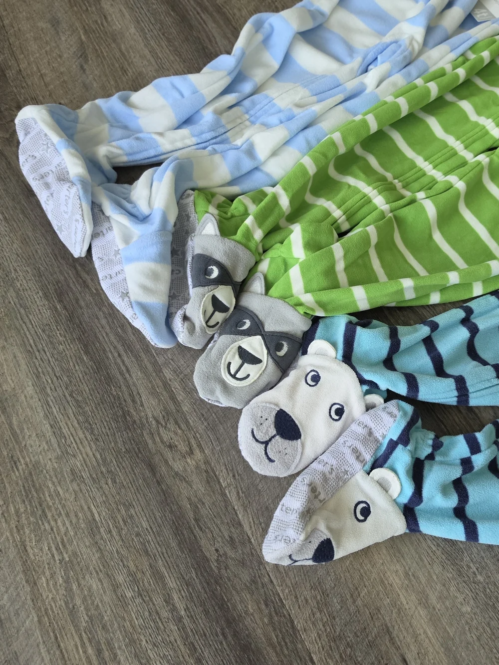 3 NEW Carters Fleece Pajamas -4T